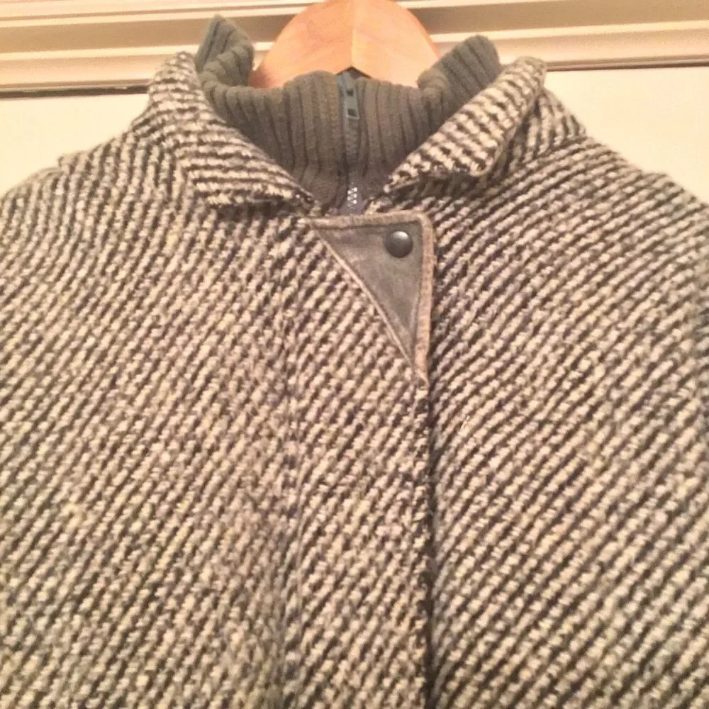 Vintage New York Girl Wool Blend Tweed Jacket